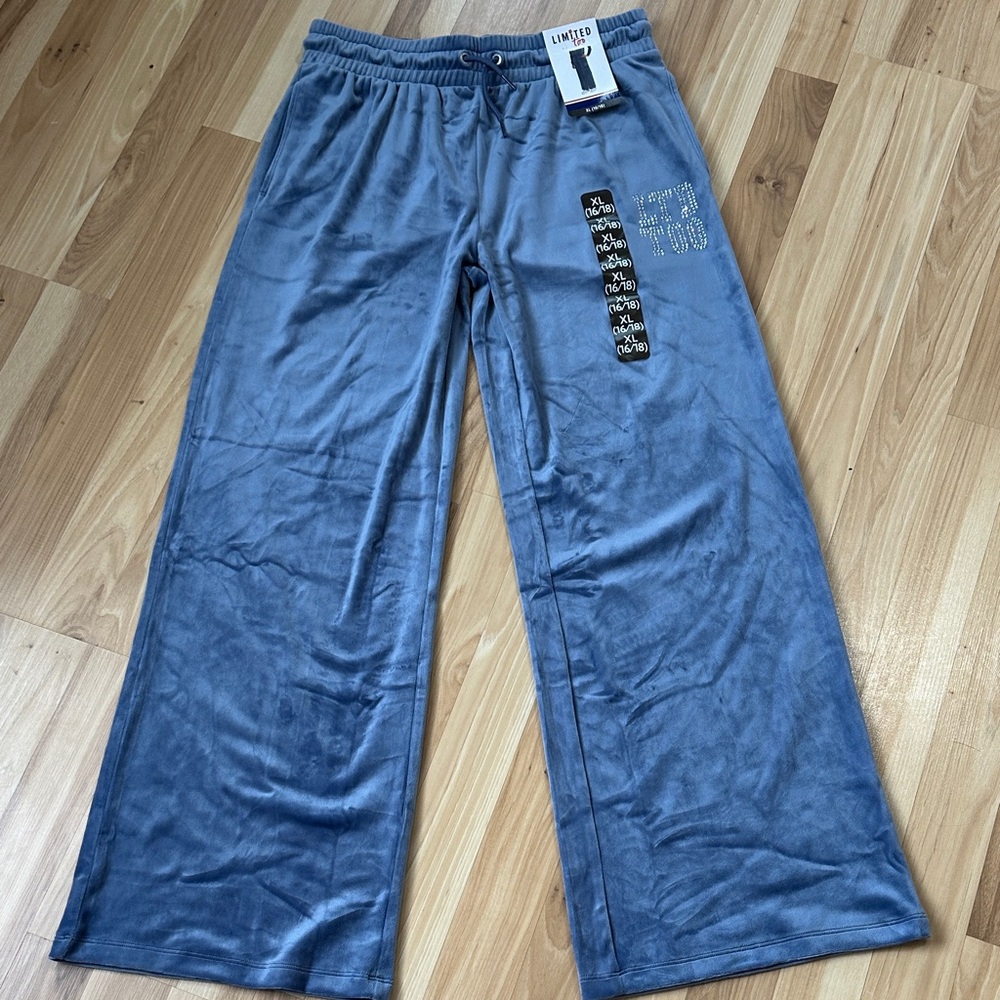 Limited Too velour pants Xl